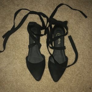 Candies ballet tied flats